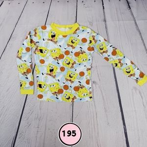 SpongeBob Small Kids Pajama Top – Cartoon Sleepwear Shirt